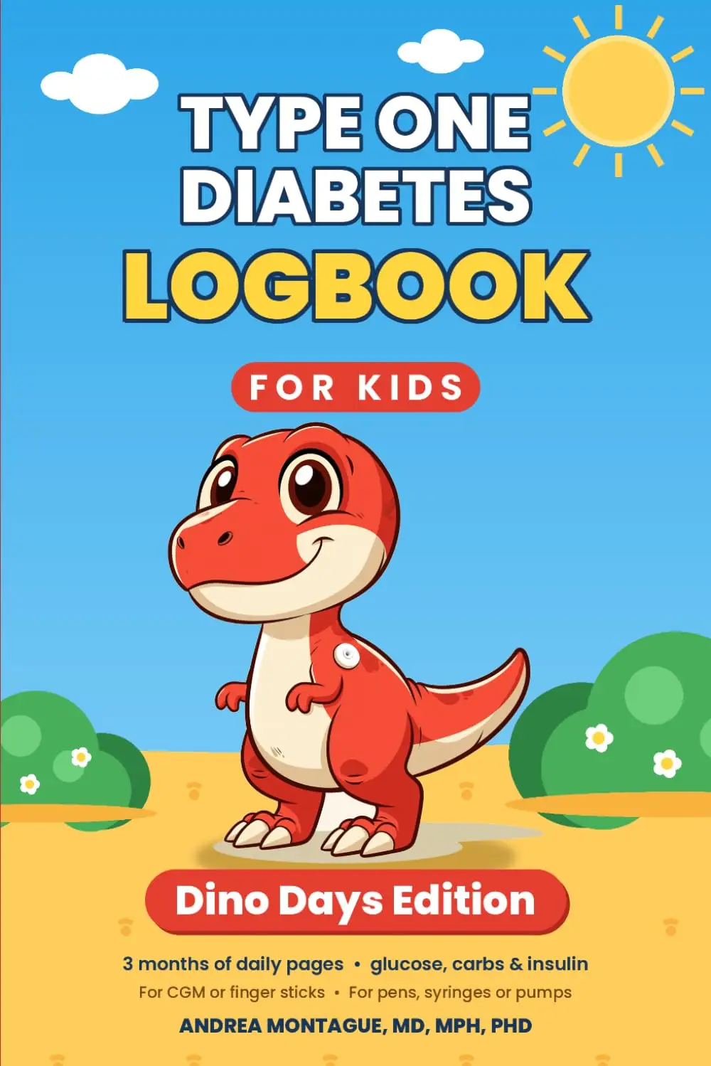 T1D Dino Days – Type One Diabetes Logbook for Kids